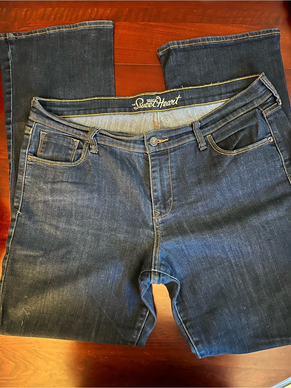 Old Navy Sweetheart Dark Blue Bootcut Jeans